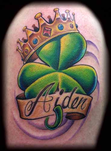 Looking for unique  Tattoos? Crowned Clover